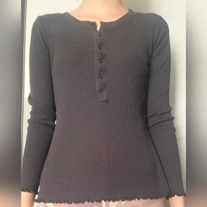 Black long sleeve shirt